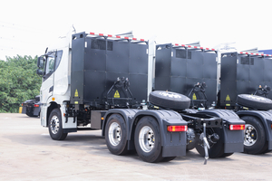 Ricarica rapida Facile da guidare Guidando camion per trattori EV 6x4 elettrici puri di nuova energia
