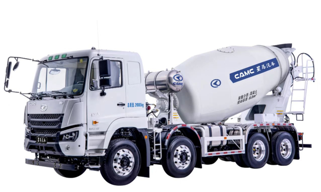 Auto calcestruzzo 12 metri cubi camion betoniera per strada