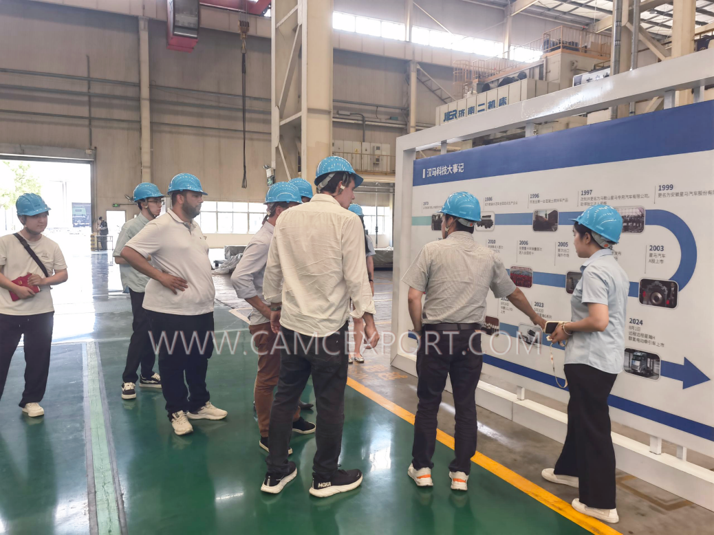 Visite di delegazione sudamericana CAMC: esplorazione di soluzioni di cooperazione regionale per camion elettrici