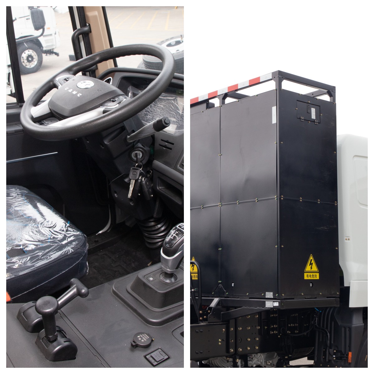 Camion elettrico per impieghi gravosi