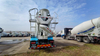CNG 10 Metri Cubi Betoniera Camion Per Strade Campestre